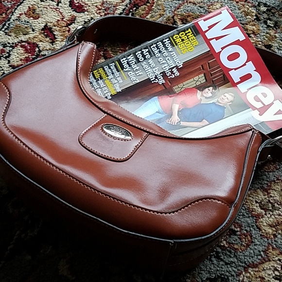 Mondani Brown shoulder purse - Picture 5 of 6